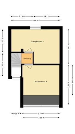 Floorplan - Guldendreef 29, 3446 XD Woerden